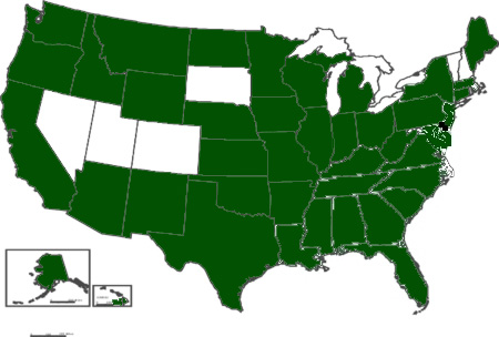 Opuntia humifusa distribution