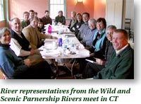 River representative from the Wild and Scenic Partnership Rivers meet in CT