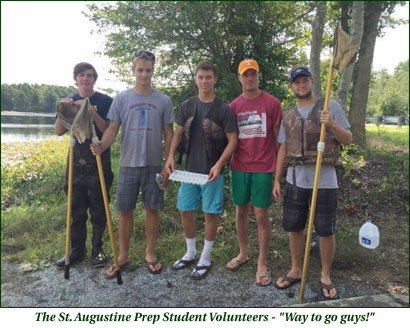 St. Augustine Prep volunteers