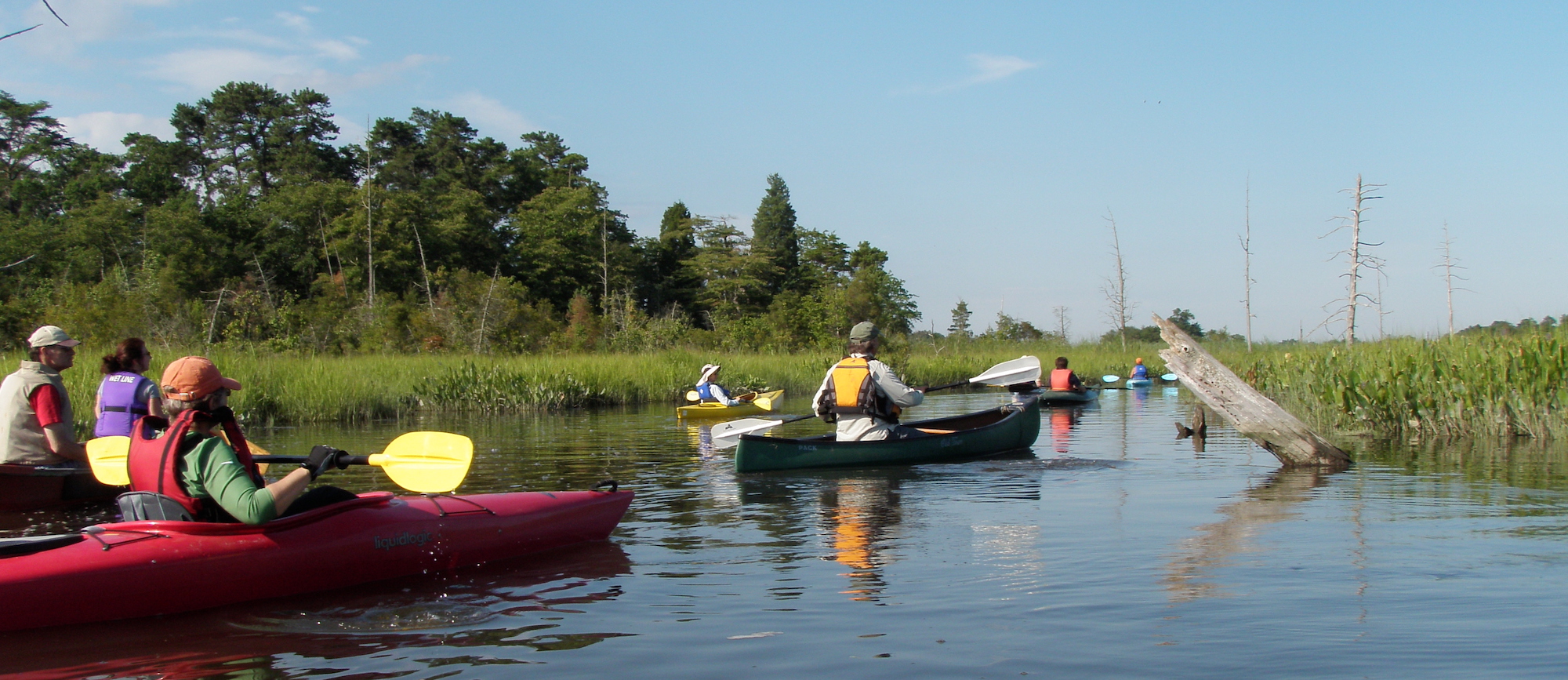 Paddling on Muskee Creek