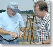 Allen Jackson banding 1000th Purple Martin