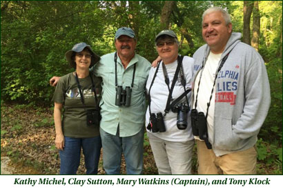 Kathy Michel, Clay Sutton, Mary Watkins (Captain). and Tony Klock