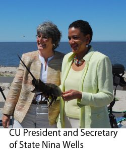 CU President and Secretary of State, Nina Wells