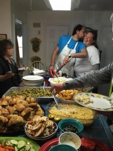 Hey, what's cooking in the kitchen at Reed's Beach House? - Chefs have fun cooking for Shorebird Recovery Team