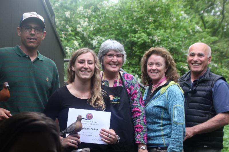 left to right: Joe Smith, Stephanie Feigin, Jane Morton Galetto, Amanda "Mandy" Dey, Larry Niles