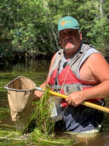 Naturalist Tony Klock Dragonfly Sampling Volunteer Manumuskin