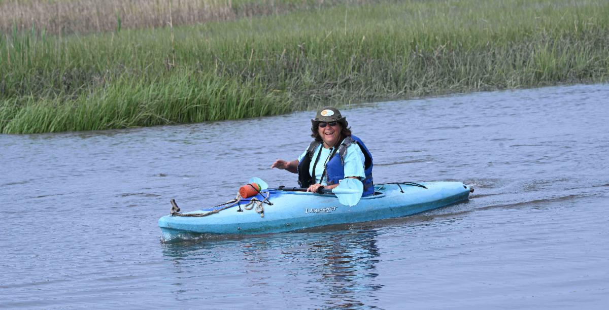 Kayak on Hansey Creek